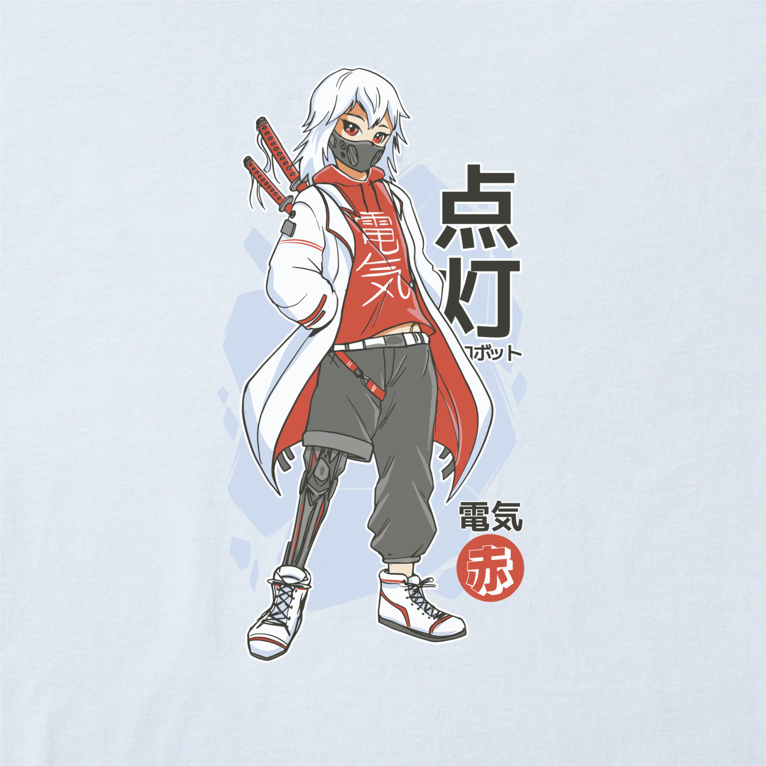 футболка samurai cyberpunk фото 84