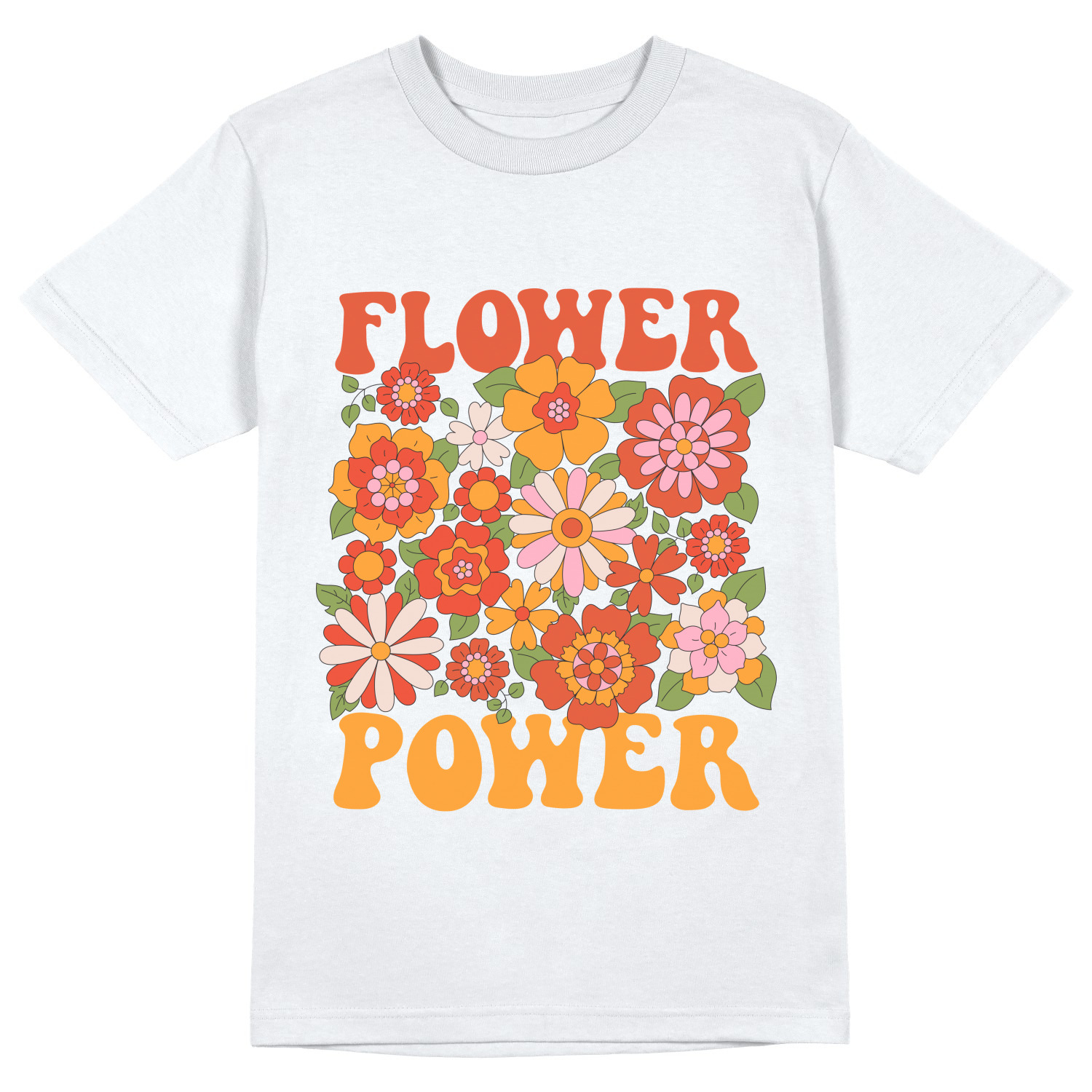 Картинка на футболку цветы
