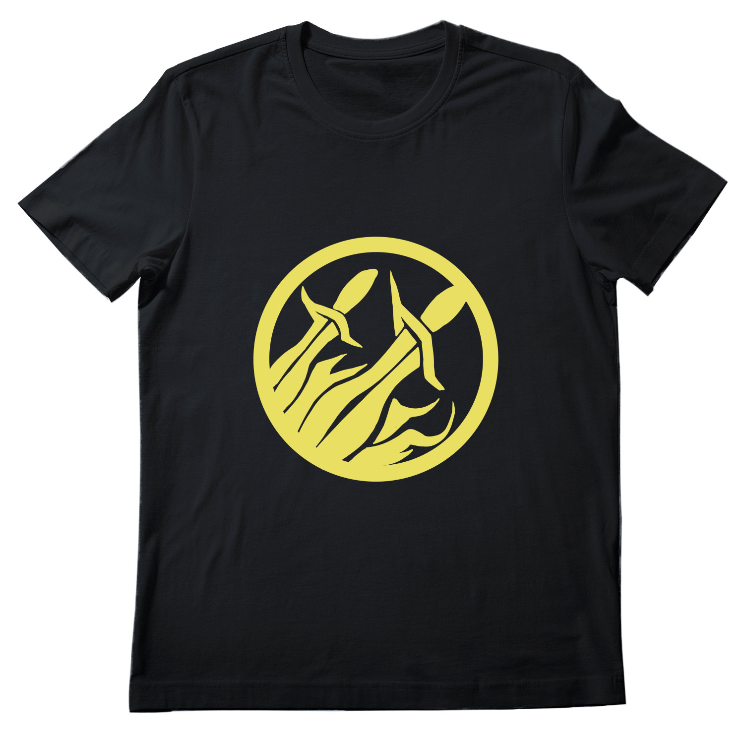 Женская футболка «Цветной знак разбойника Warcraft» цвет черный - дизайнер  принта Solveig